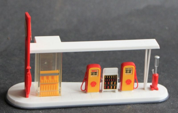 Wiking Shell Gasstation 1960 Plasticmodel (5700)